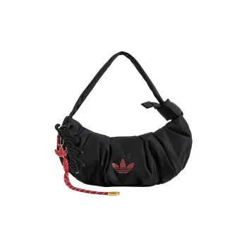 Adidas Originals Polyester Cloud Bag Goat Horn Bag Handbag Shoulder Bag Women's Black