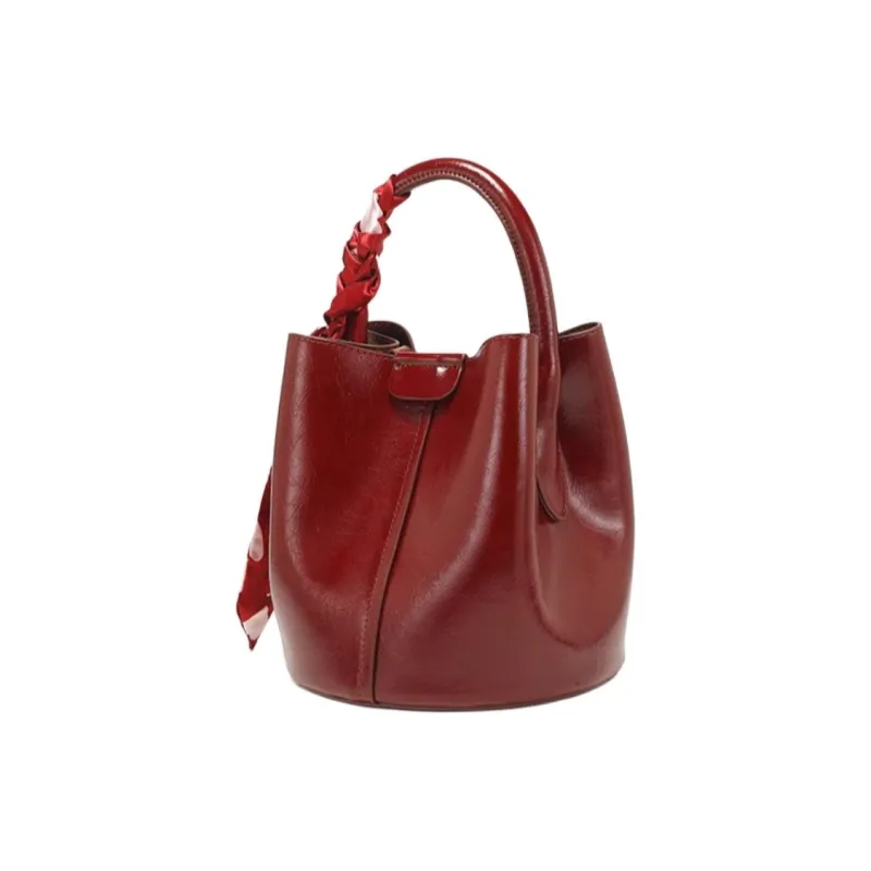 PAYOT Microfiber Synthetic Leather Shoulder Bag Crossbody Bag Handbag Regular Women's Burgundy-0