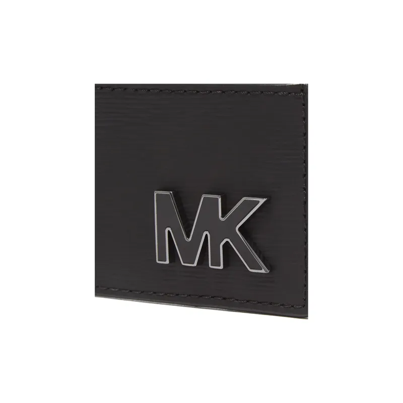 MICHAEL KORS MICHAEL KORS Luggage Collection Leather Card Holder Card Holder Men's Black-3