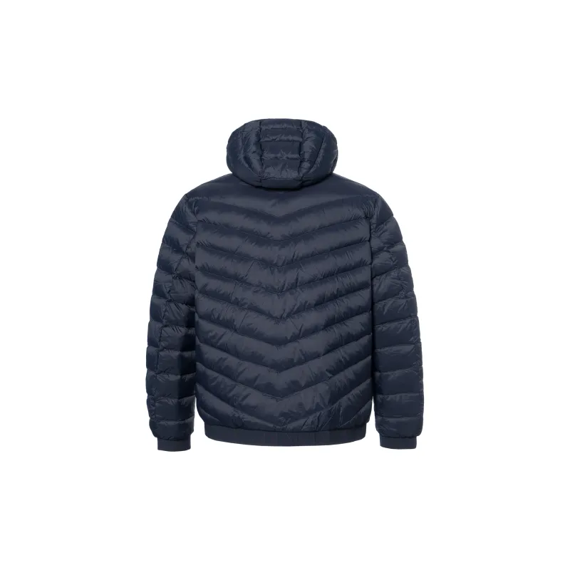 ARMANI EXCHANGE Zipped Hooded Drawstring Down Jacket-1