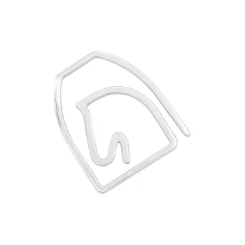 HERMES Metal Money Clip Men's Silver
