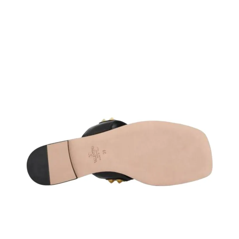 Valentino Garavani Rockstud Slip On Flip Flops-5