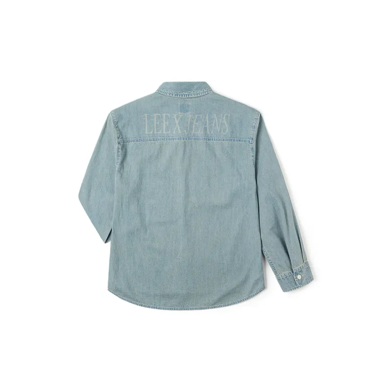 Lee SS25 Shirt Unisex Vintage Light Blue-1