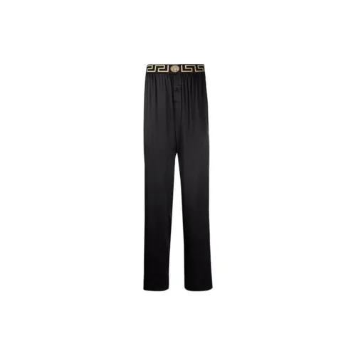 VERSACE Greca Border Silk Pyjama Trousers