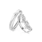 Aurora Butterfly Dancing Couple Couple Rings