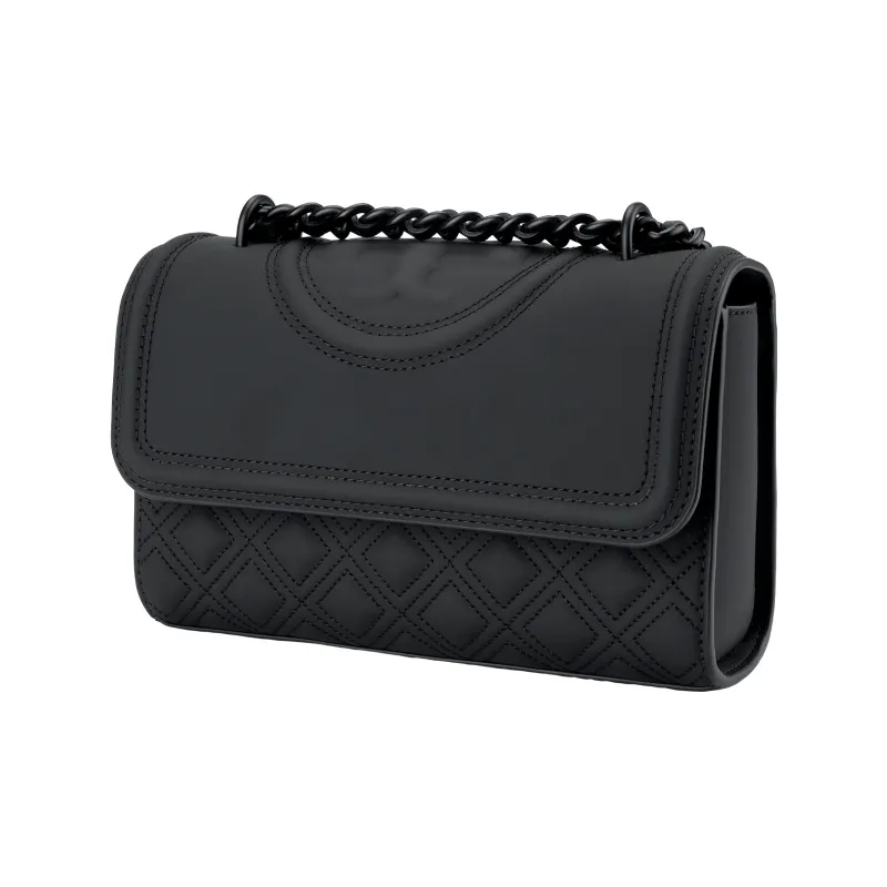 TORY BURCH Fleming PU Handbag, Crossbody Bag, Shoulder Bag Trumpets Women's Black-1