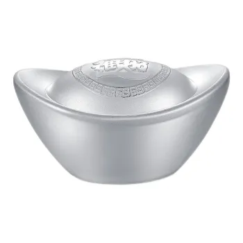 YASHENGZHUBAO 999 Fine Silver Silver Yuanbao Unisex