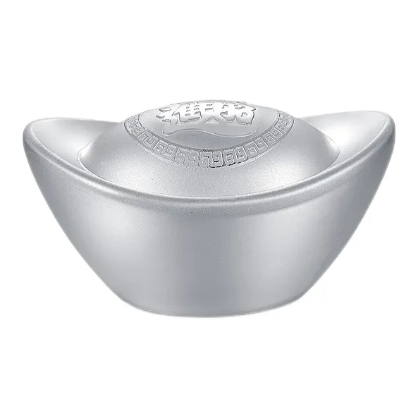 YASHENGZHUBAO 999 Fine Silver Silver Yuanbao Unisex-0