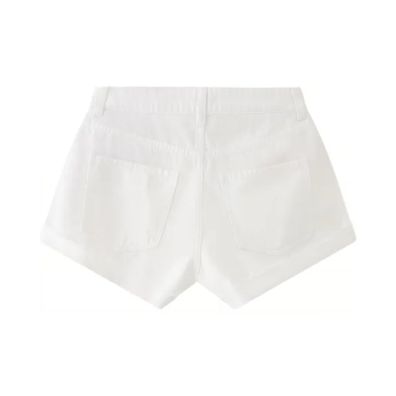 GAP Denim Shorts Women's Dark Blue-5
