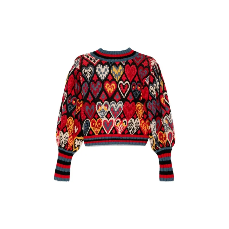 Farm Rio Hearts Ikat Jumper-1