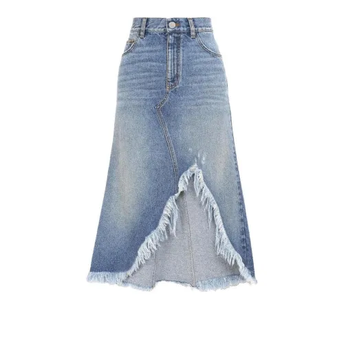 Chloé Denim Midi Skirt