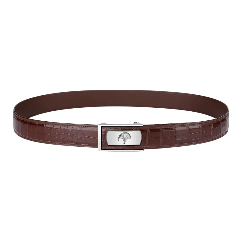 Jaylen Oos Crocodile Leather Leather Belts Men's 3.5cm/3.8cm-39