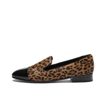 Le Saunda Loafers Women's Forest Wildcat Coffee