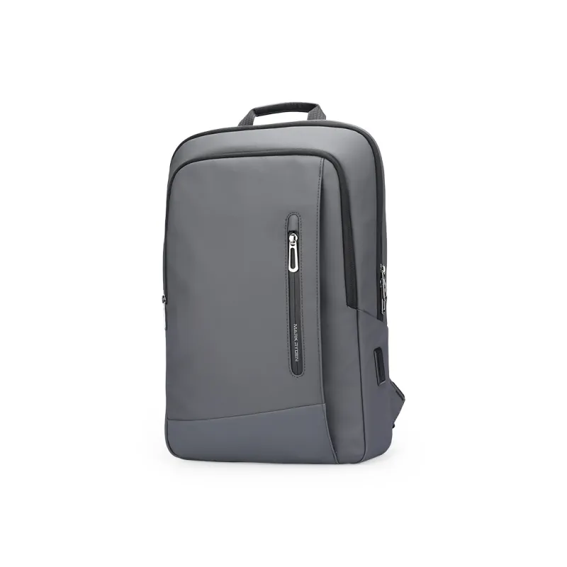 MARK RYDEN Oxford Backpack Regular Men's Elegant Black/Graphite Gray-7