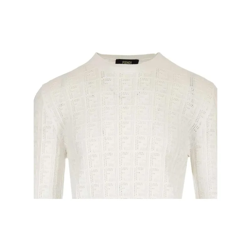 FENDI Sweaters Men White-2