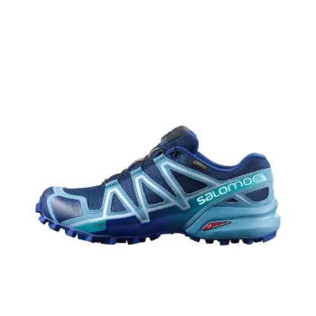 SALOMON Speedcross 4 Anti Slip Wear Resistant Low Top Trail Running Shoes Women's Blue