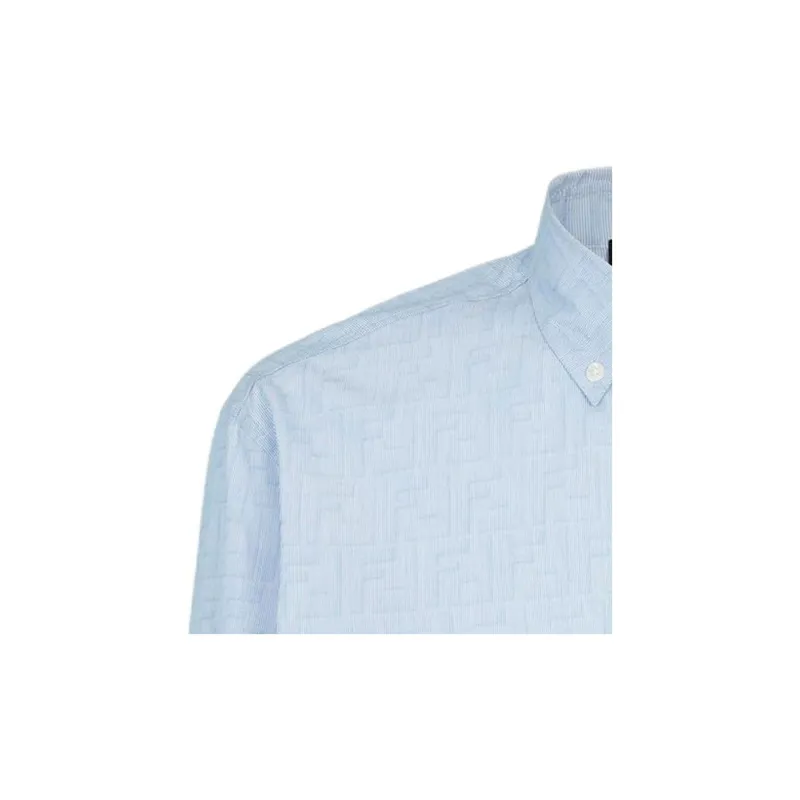 FENDI Ff Jacqaurd Buttoned Shirt-4