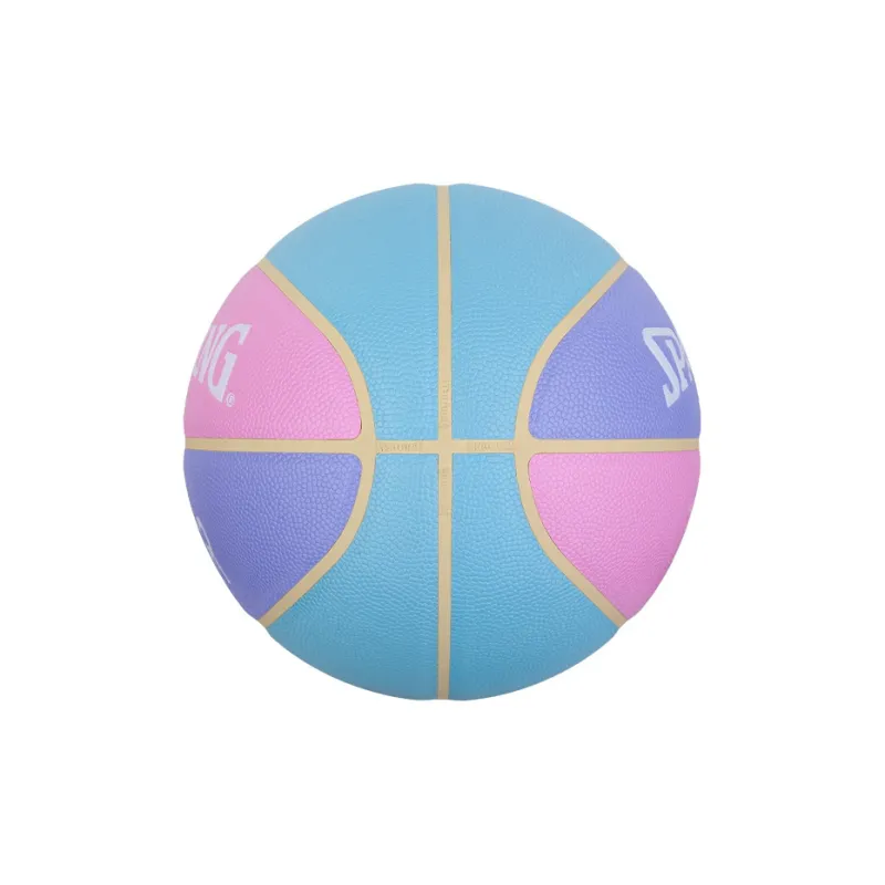 SPALDING 4Her Collection PU Basketball Multicolor Size 6 Training Match Unisex-5