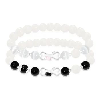 Cuz Strange Intention White Jade Bodhi Bracelets Unisex