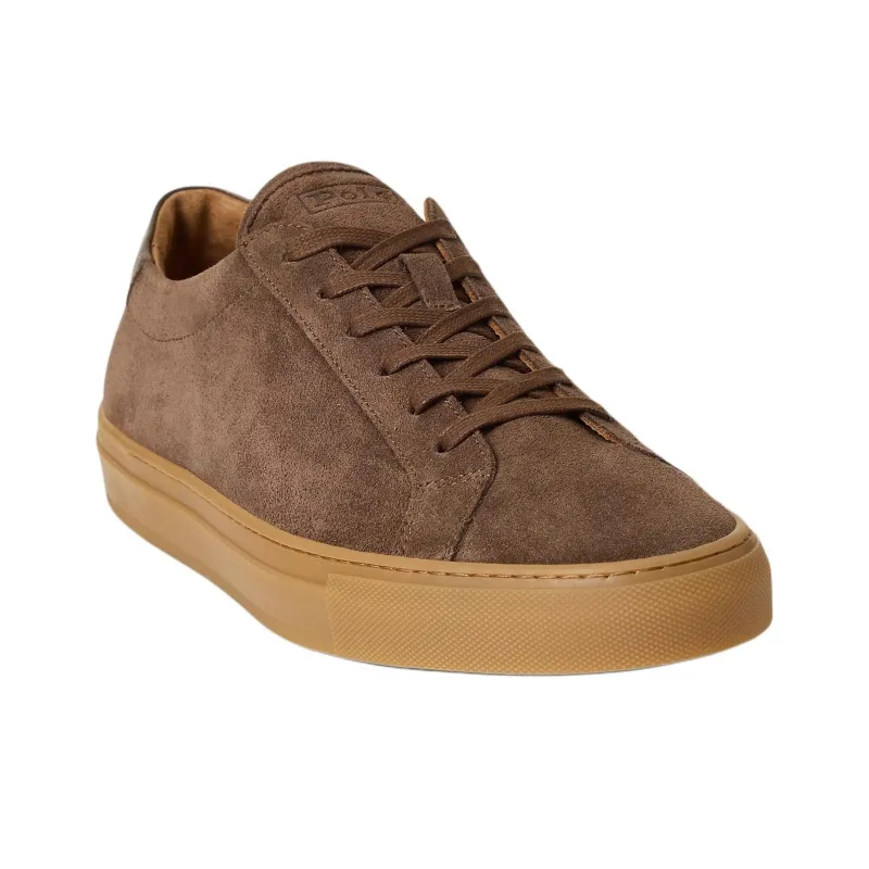 Polo Ralph Lauren Jermain Low-Top Skateboard Shoes Men's Brown-2