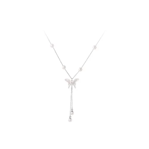 GLOIRE S925 Silver Necklaces Women's Exquisite Luxe Niche Design Advanced Feel Everyday Versatile Date Commute Style