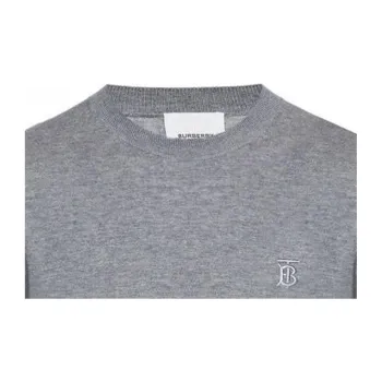 Burberry Sweaters Men Gray