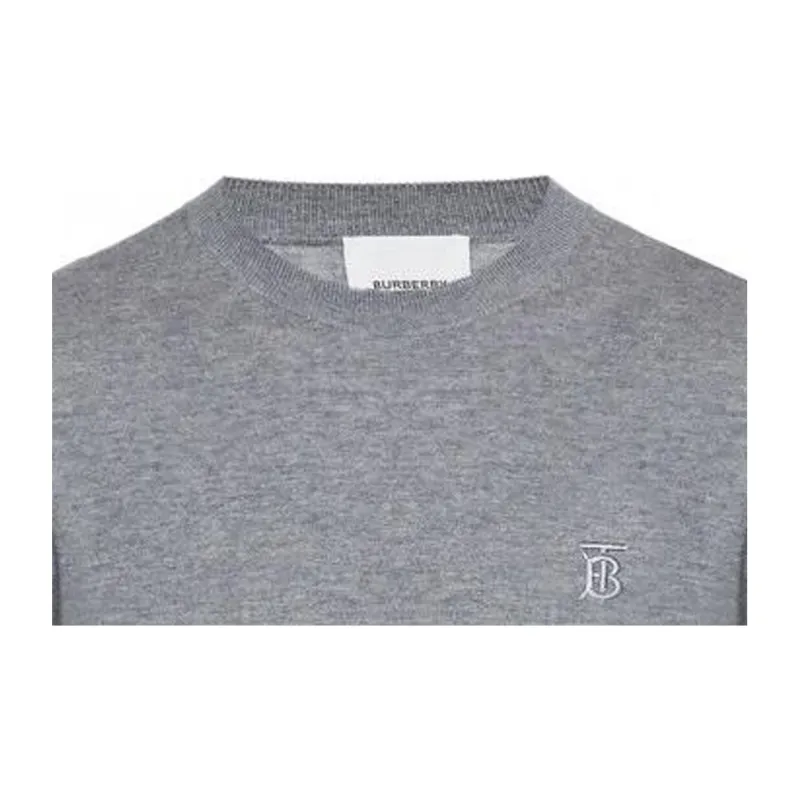 Burberry Sweaters Men Gray-2