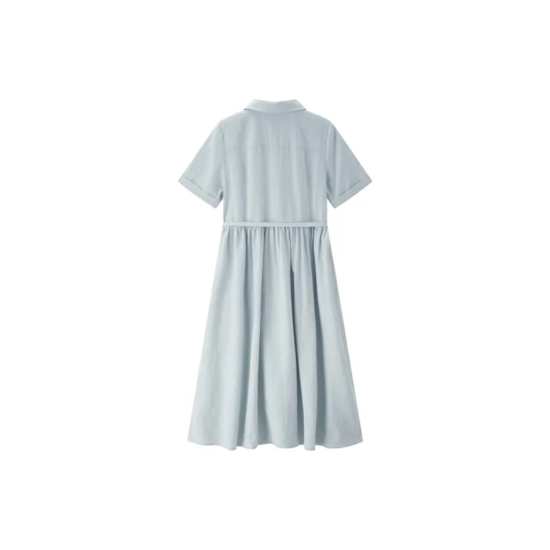 UNIQLO Short Sleeved Dresses Women's Pastel Pink-3