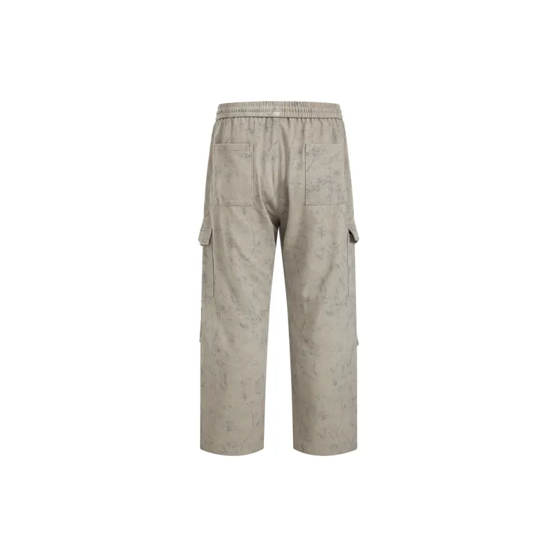 404MOB GANG Cargo Pants Unisex Desert Apricot-1