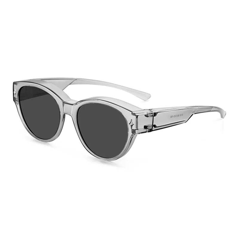 Wood Premium TR/Memory Plastic Round Sunglasses Unisex-7