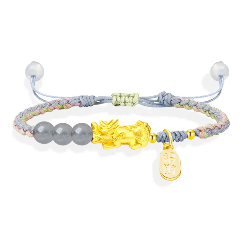 SINO GEM Gold Bracelet Unisex-5