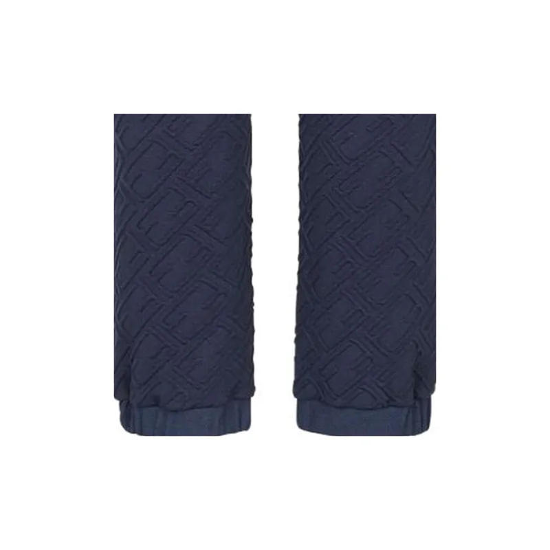 FENDI Embossed Jersey Sweatpants-3