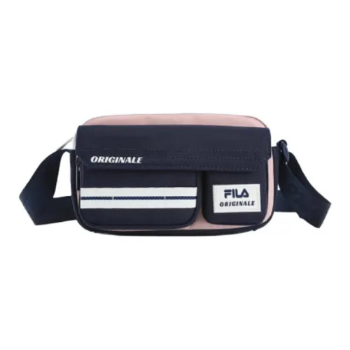 FILA Fabric Crossbody Bag Shoulder Bag Unisex Marine Blue & Pink