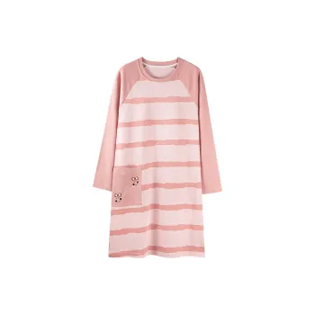 XIAFENYAN Nightgown Women's Pink