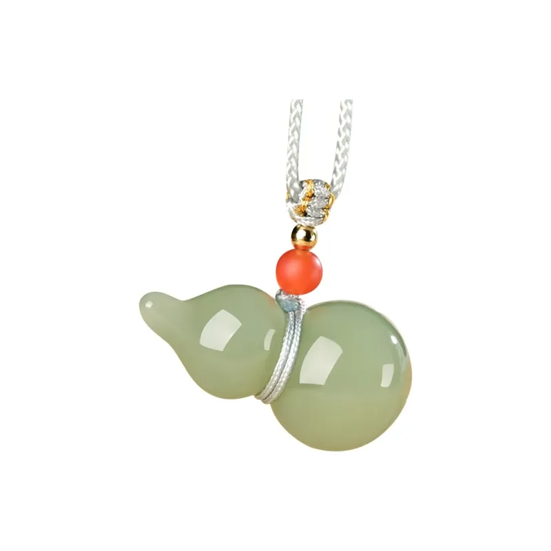 KUNYUYAO Hetian Jade Pendants Pale Greenish White Jade Unisex-14