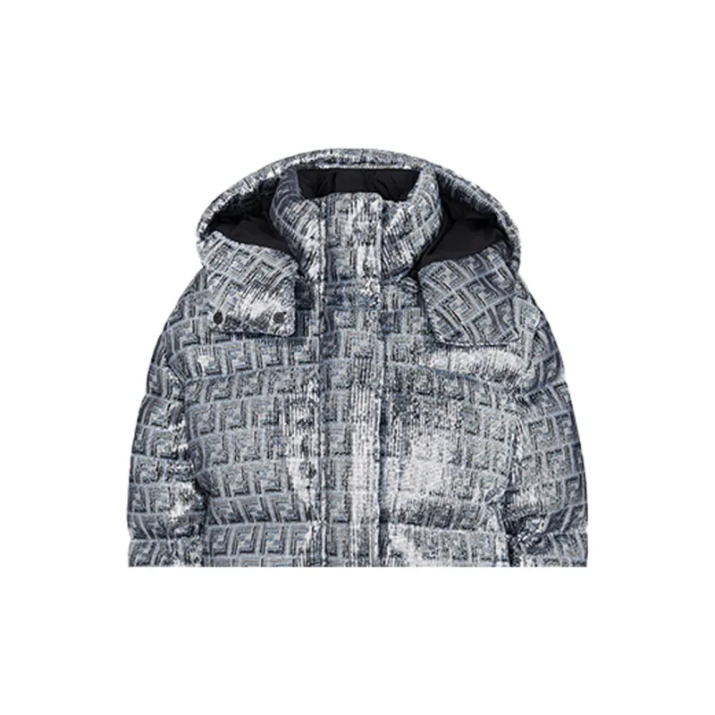 FENDI Down Jackets Women's Silver-2