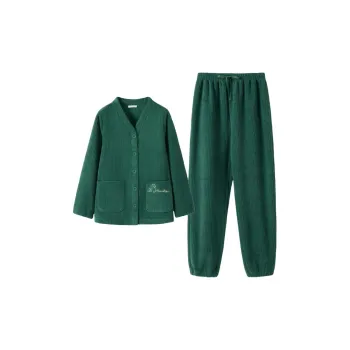 ENWEIS Pajama Set Pine Fleece Women's