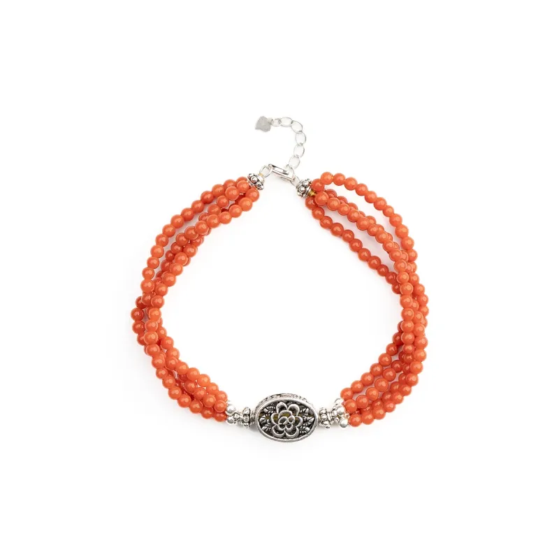 Xianyuan Southern Red Agate Bracelets Unisex-0
