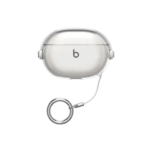Tong Tong Rabbit Available On Beats Studio Buds+ TPU Protective Sleeve Transparent Headphone Cases