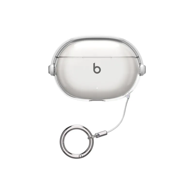 Tong Tong Rabbit Available On Beats Studio Buds+ TPU Protective Sleeve Transparent Headphone Cases-0
