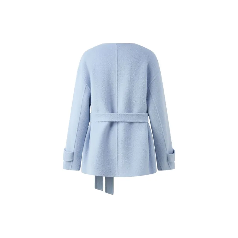 E.land Coats Women's Light Blue-1