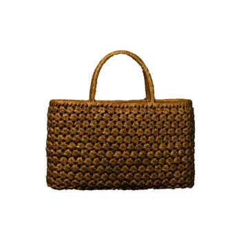HUZISYOKUNINN Grapevine Small Round Bag Handbag Medium Size Women's Brown