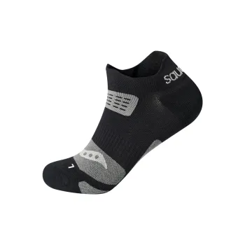 Saucony Ankle Socks Unisex 1 Pack Jet Black