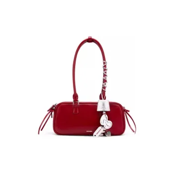 MCMIKO Cow Leather Baguette Bag Shoulder Bag Medium Size Women's Multicolor