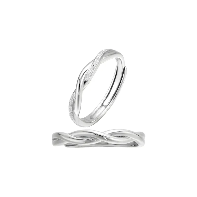 CLARKIA FLOWER Sterling Silver Rings Unisex-0