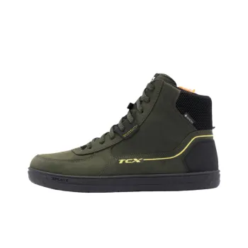 DAINESE Anti Slip Wear Resistant High Top Cycling Shoes Men's Gray Green