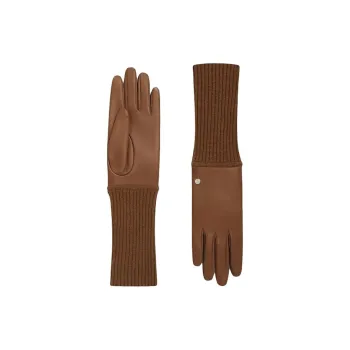 HERMES Cashmere Gloves Women's Multicolor