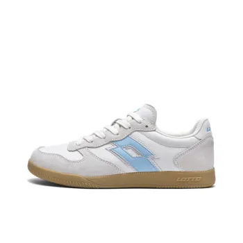 LOTTO Anti Slip Wear Resistant Low Top Skateboard Shoes Women's White Blue