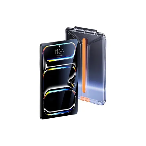 TORRAS Flat Sheet Film Ice Crystal Glass Non-Reflective Non-Yellowing Compatible With IPad Pro 2024/iPad Air 6 11 Inch