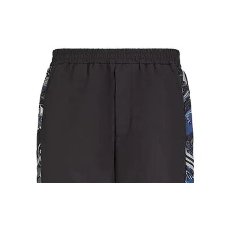 FENDI Casual Pants Men Black-3